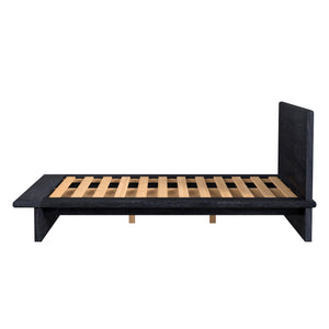 Butler Specialty Halmstad Wood Platform King Bed - Timeless Scandinavian Design With Modern Rustic Appeal Black Mindi Wood,Mdf,Mindi Veneer 5770432-butler