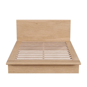 Butler Specialty Halmstad Wood Platform King Bed - Timeless Scandinavian Design With Modern Rustic Appeal Light Brown Mindi Wood,Mdf,Mindi Veneer 5770488-butler