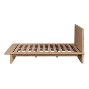 Butler Specialty Halmstad Wood Platform King Bed - Timeless Scandinavian Design With Modern Rustic Appeal Light Brown Mindi Wood,Mdf,Mindi Veneer 5770488-butler