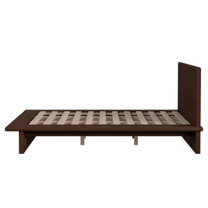 Butler Specialty Company Halmstad Wood Platform Queen Bed - Modern Scandinavian Minimalist Design Brown Mindi Wood,Mdf,Mindi Veneer 5770497-butler