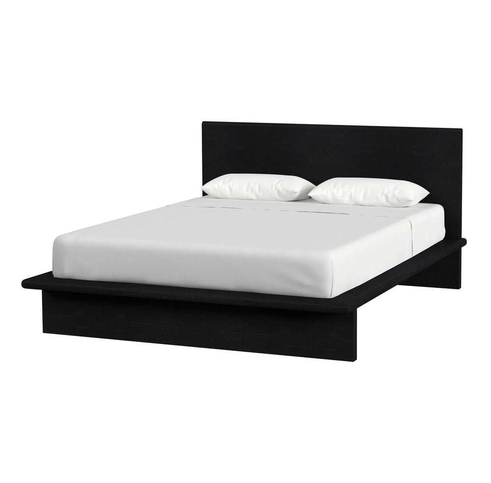 Butler Specialty Company Halmstad Wood Platform Queen Bed - Modern Scandinavian Minimalist Design Black Mindi Wood,Mdf,Mindi Veneer 5770498-butler