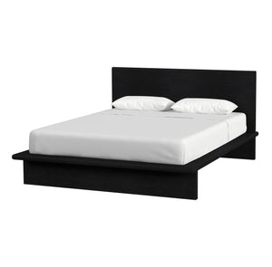 Butler Specialty Company Halmstad Wood Platform Queen Bed - Modern Scandinavian Minimalist Design Black Mindi Wood,Mdf,Mindi Veneer 5770498-butler