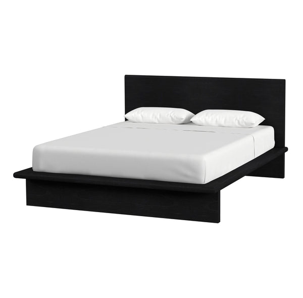 Butler Specialty Company Halmstad Wood Platform Queen Bed - Modern Scandinavian Minimalist Design Black Mindi Wood,Mdf,Mindi Veneer 5770498-butler