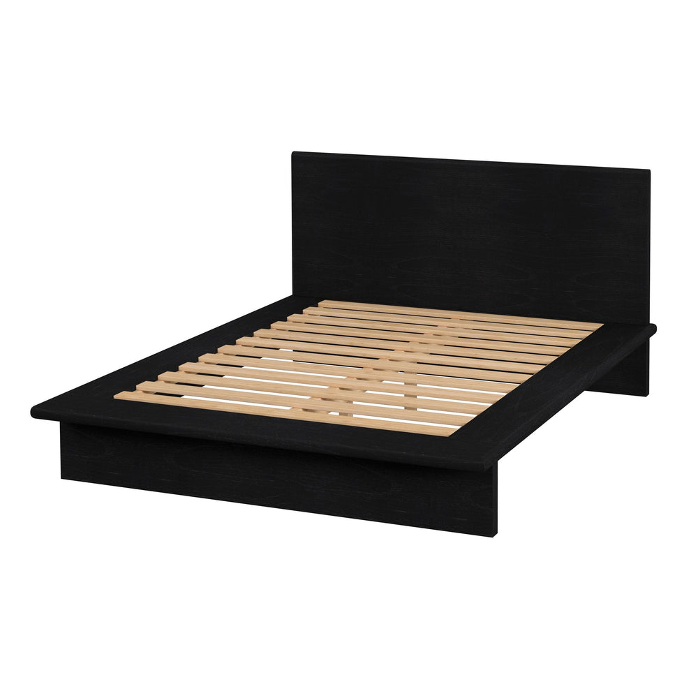 Butler Specialty Company Halmstad Wood Platform Queen Bed - Modern Scandinavian Minimalist Design Black Mindi Wood,Mdf,Mindi Veneer 5770498-butler