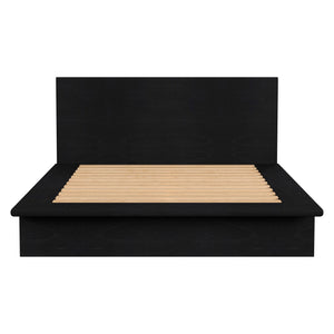 Butler Specialty Company Halmstad Wood Platform Queen Bed - Modern Scandinavian Minimalist Design Black Mindi Wood,Mdf,Mindi Veneer 5770498-butler