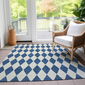 Homeroots 3' Beige Geometric Washable Indoor Outdoor Area Rug For Versatile Style In Any High Traffic Space 9' X 12' Polyester 577071