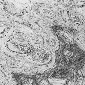 Homeroots 3' Beige Taupe And Brown Abstract Washable Area Rug For Indoor And Outdoor Use - Durable Design 8' Round Polyester 577147