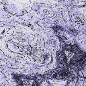 Homeroots 3' Beige Taupe And Brown Abstract Washable Area Rug For Indoor And Outdoor Use - Durable Design 8' Round Polyester 577165