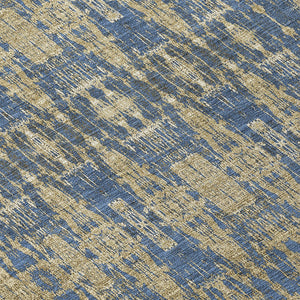 Homeroots 3' Stylish Beige And Tan Moroccan Washable Area Rug For Indoor Or Outdoor Spaces, Durable Design 3' X 5' Polyester 577187