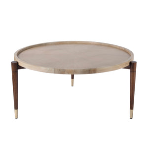 Lemaire Round Wood Set of 2 Nesting Coffee Tables 5772070 Multi Butler Specialty