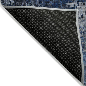 Homeroots 3' Beige Gray Taupe Abstract Washable Area Rug - Stylish Indoor Outdoor Decor For Any Space 9' X 12' Polyester 577233