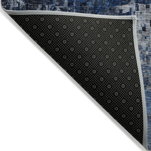 Homeroots 3' Beige Gray Taupe Abstract Washable Area Rug - Stylish Indoor Outdoor Decor For Any Space 9' X 12' Polyester 577233