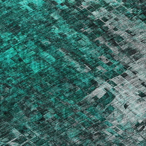 Homeroots 3' Beige Gray Taupe Abstract Washable Area Rug - Stylish Indoor Outdoor Decor For Any Space 8' Round Polyester 577249