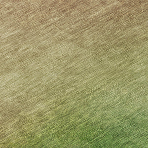 Homeroots 3' Blush Taupe And Green Ombre Washable Area Rug For Indoor And Outdoor Spaces – Stylish And Durable! 8' Round Polyester 577273