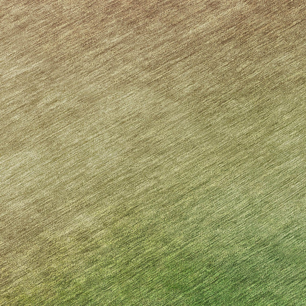 Homeroots 3' Blush Taupe And Green Ombre Washable Area Rug For Indoor And Outdoor Spaces – Stylish And Durable! 8' Round Polyester 577273