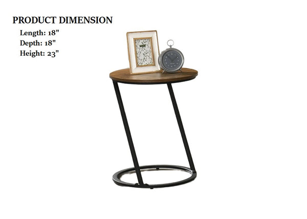 English Elm Natural Rustic 3pc Table Set with Chain Metal Accents, Two-Tier Storage Coffee & End Tables, Warm Wood Finish Natural 43 L x 39 W x 8 H B2741P392073