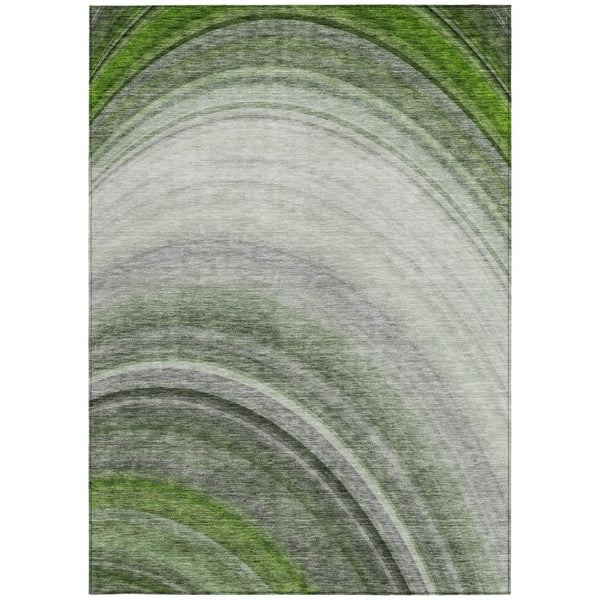 Homeroots 3' Beige Purple Ivory Abstract Washable Area Rug For Indoor Outdoor Spaces - Durable & Stylish 5' X 8' Polyester 577302