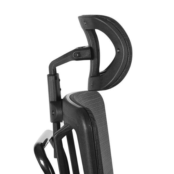 OSP Home Furnishings Black Ergonomic Mesh Headrest for Prox996 Chair with Neck Support and Breathable Design HR33B