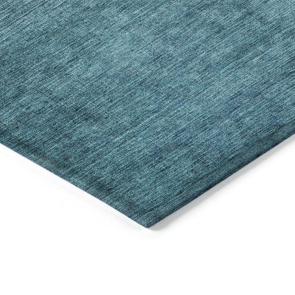 Homeroots 3' Brown Blue And Taupe Ombre Washable Area Rug - Durable, Stylish, Perfect For Indoor Outdoor Use 5' X 8' Polyester 577362