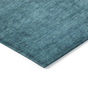 Homeroots 3' Brown Blue And Taupe Ombre Washable Area Rug - Durable, Stylish, Perfect For Indoor Outdoor Use 9' X 12' Polyester 577365
