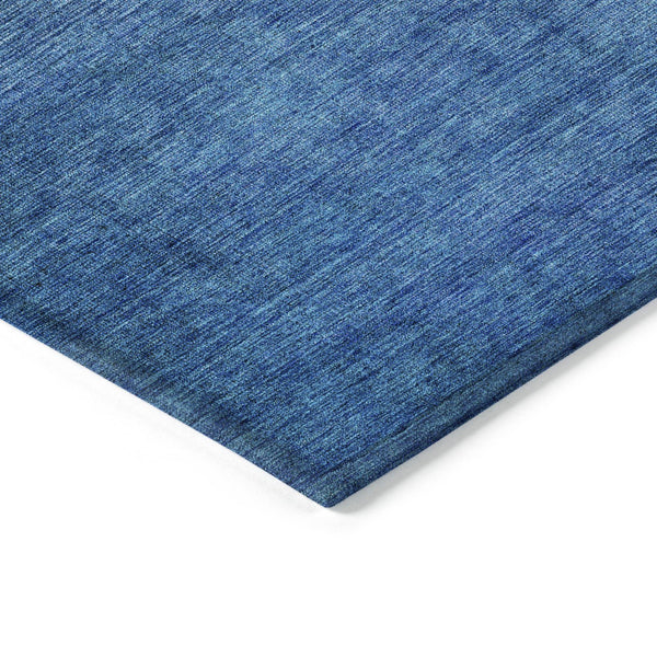 Homeroots 3' Brown Blue And Taupe Ombre Washable Area Rug - Durable, Stylish, Perfect For Indoor Outdoor Use 3' X 5' Polyester 577385