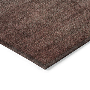 Homeroots 3' Brown Blue And Taupe Ombre Washable Area Rug - Durable, Stylish, Perfect For Indoor Outdoor Use 8' X 10' Polyester 577400