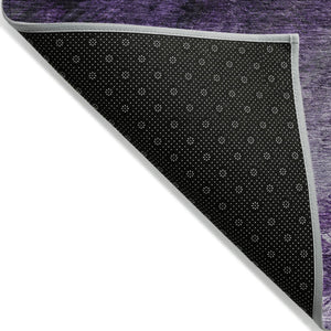 Homeroots 3' Add A Touch Of Elegance With A Navy Blue Abstract Washable Area Rug For Indoor Or Outdoor Use 3' X 5' Polyester 577511