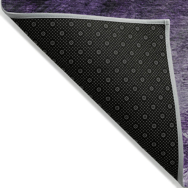 Homeroots 3' Add A Touch Of Elegance With A Navy Blue Abstract Washable Area Rug For Indoor Or Outdoor Use 9' X 12' Polyester 577515