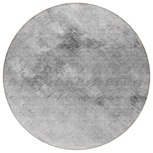 Homeroots 3' Add A Touch Of Elegance With A Navy Blue Abstract Washable Area Rug For Indoor Or Outdoor Use 8' Round Polyester 577519