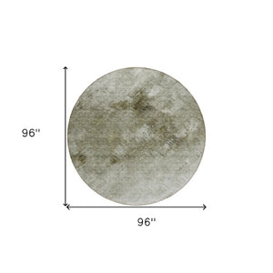 Homeroots 3' Add A Touch Of Elegance With A Navy Blue Abstract Washable Area Rug For Indoor Or Outdoor Use 8' Round Polyester 577525