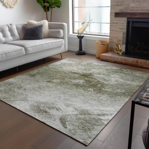 Homeroots 3' Add A Touch Of Elegance With A Navy Blue Abstract Washable Area Rug For Indoor Or Outdoor Use 8' X 10' Polyester 577526