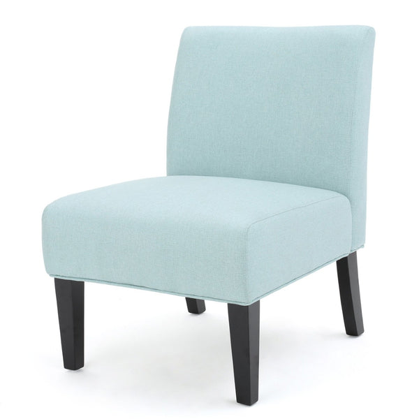 English Elm Accent Chair with Tapered Rubberwood Legs Upholstered for Modern Living Spaces 57764.00LBL