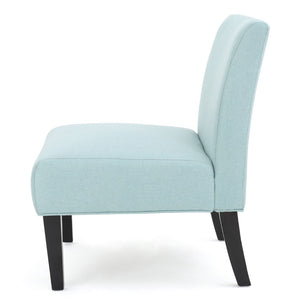 English Elm Accent Chair with Tapered Rubberwood Legs Upholstered for Modern Living Spaces 57764.00LBL