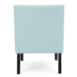 English Elm Accent Chair with Tapered Rubberwood Legs Upholstered for Modern Living Spaces 57764.00LBL