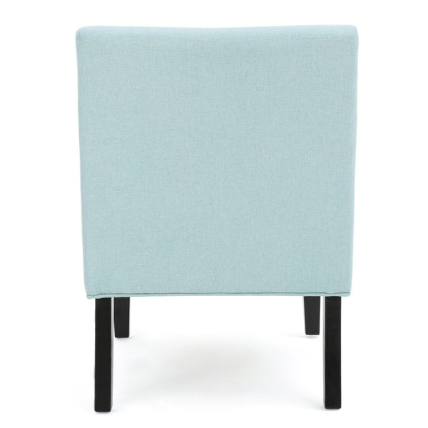 English Elm Accent Chair with Tapered Rubberwood Legs Upholstered for Modern Living Spaces 57764.00LBL