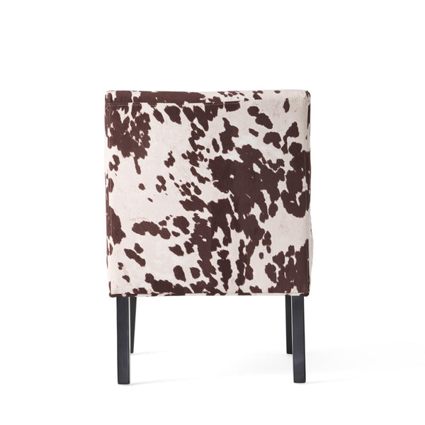 English Elm Accent Chair with Tapered Rubberwood Legs Plush Upholstered Seat Modern Living Room 57764.00NVLT