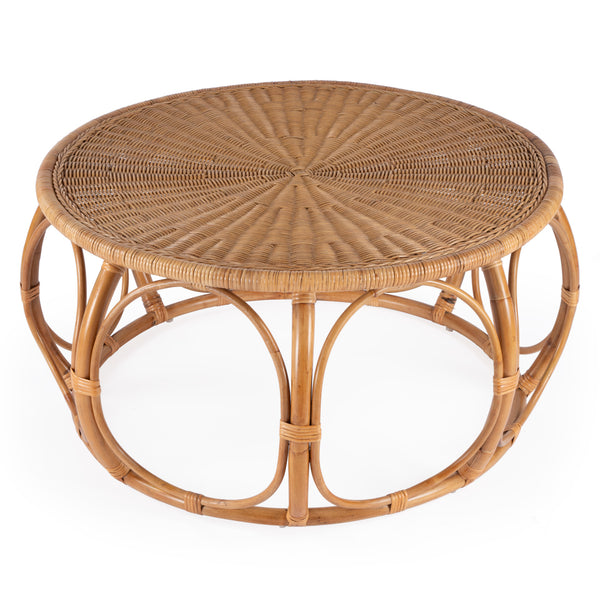 Savannah Round Woven Rattan Coffee Table 5776404 Natural Butler Specialty