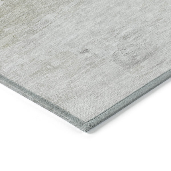 Homeroots 3' Abstract Artichoke Green And Lime Area Rug - Washable, Durable Design For Indoor & Outdoor Use 3' X 5' Polyester 577715