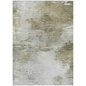 HomeRoots 9' Taupe Beige and Brown Abstract Area Rug - Washable, Durable Design for Indoor and Outdoor Spaces 9' X 12' 577731