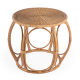 Savannah Round Woven Rattan End Table 5777404 Natural Butler Specialty