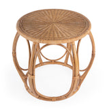 Savannah Round Woven Rattan End Table 5777404 Natural Butler Specialty