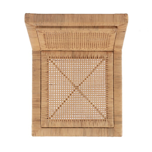 Butler Specialty Brielle Rattan Woven Counter Stool - Elegant Mahogany Design For Coastal Modern Dining Spaces Light Brown Mahogany,Rattan 5778404-butler