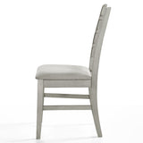 English Elm Marcelo Grey Dining Chairs With Tapered Legs (Set Of 2)