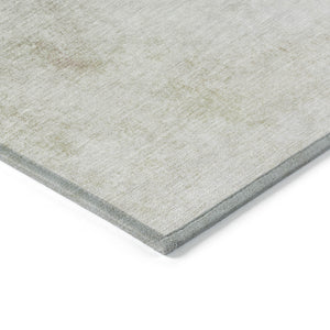 Homeroots 3' Ombre Beige Sky Blue And Teal Indoor Outdoor Area Rug – Durable, Washable, Stain Resistant Design 10' X 14' Polyester 577907