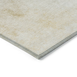 Homeroots 3' Ombre Beige Sky Blue And Teal Indoor Outdoor Area Rug – Durable, Washable, Stain Resistant Design 5' X 8' Polyester 577915