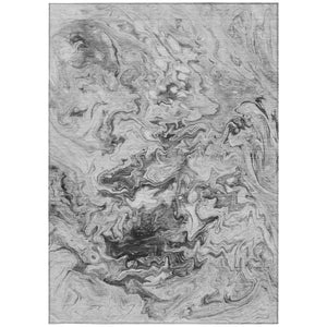 Homeroots 3' Abstract Washable Indoor Outdoor Area Rug In Beige Blue And Taupe - Durable & Stylish Design 10' X 14' Polyester 577961