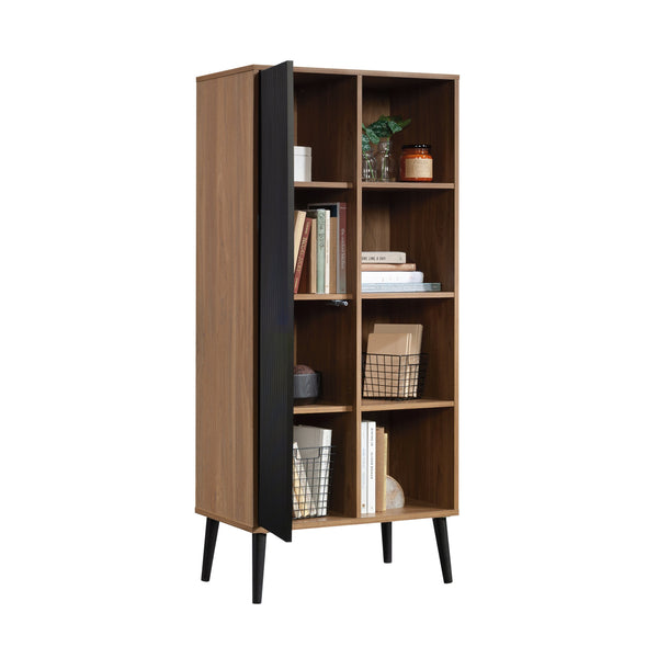 English Elm Storage Cabinet with Adjustable Shelves and Levelers for Compact Bathrooms, Kitchens, Laundry Rooms Natural Walnut B356P354488
