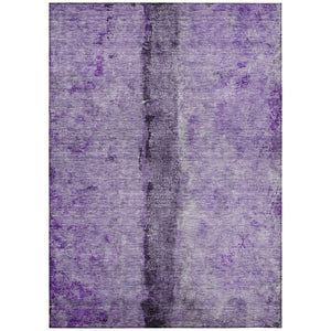 HomeRoots 9' Abstract Purple and Lavender Washable Area Rug - Durable Indoor/Outdoor Design for Stylish Spaces 9' X 12' 578050
