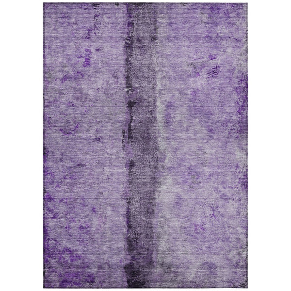 HomeRoots 9' Abstract Purple and Lavender Washable Area Rug - Durable Indoor/Outdoor Design for Stylish Spaces 9' X 12' 578050