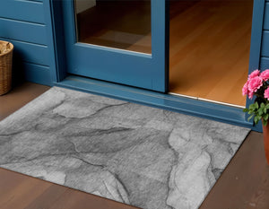 Homeroots 3' Stylish Brown Beige Taupe Abstract Washable Area Rug For Indoor And Outdoor Spaces, Durable Design 3' X 5' Polyester 578100